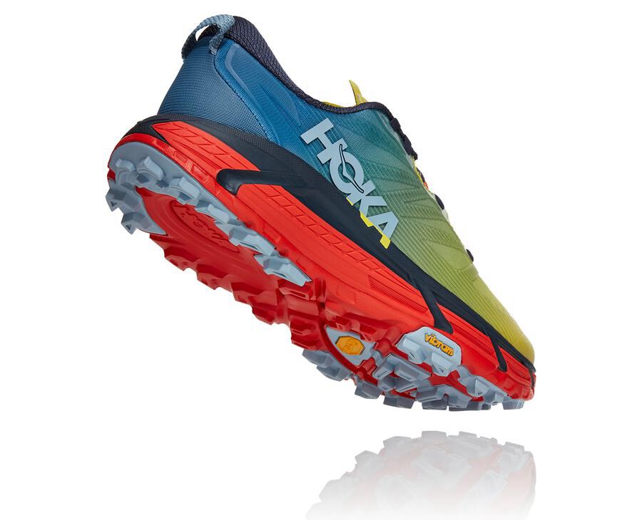 Hoka One One Trail Schoenen Heren - Mafate Speed 3 - Blauw - FQ8097452